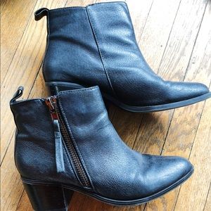 Steve Madden black boots 8.5 Grunge Look
